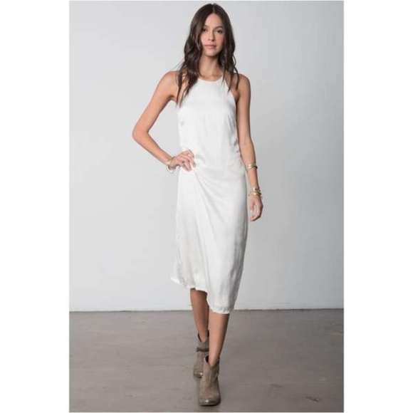 halter neck slip dress